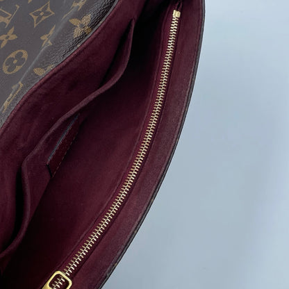 Louis Vuitton Saint Placide Monogram Handbag in Bordeaux