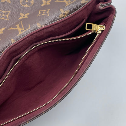 Louis Vuitton Saint Placide Monogram Handbag in Bordeaux