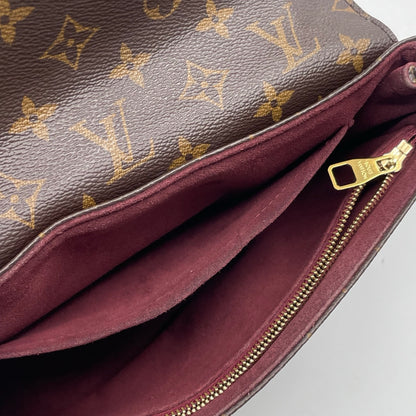 Louis Vuitton Saint Placide Monogram Handbag in Bordeaux