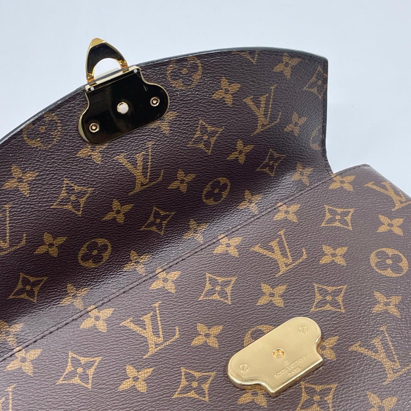 Louis Vuitton Saint Placide Monogram Handbag in Bordeaux