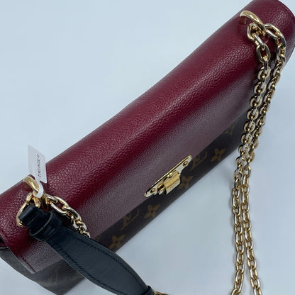 Louis Vuitton Saint Placide Monogram Handbag in Bordeaux