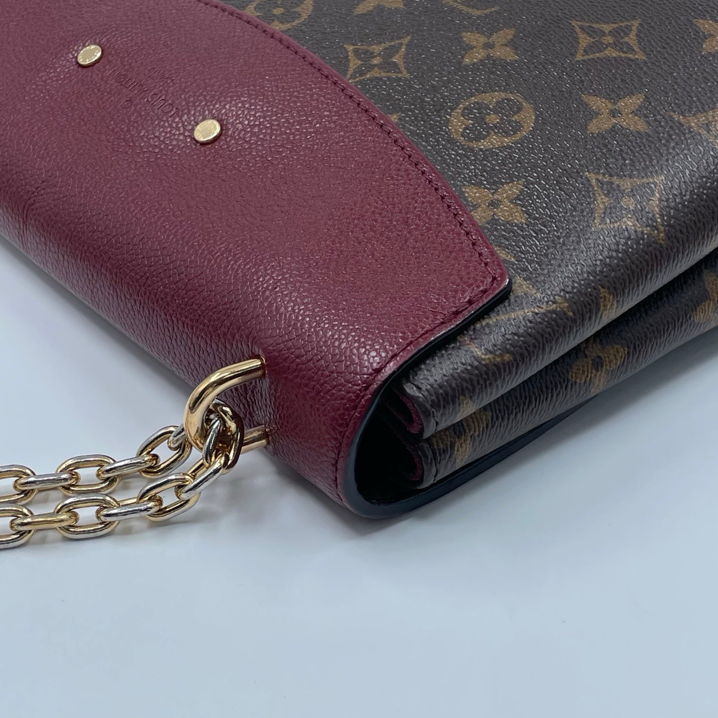 Louis Vuitton Saint Placide Monogram Handbag in Bordeaux