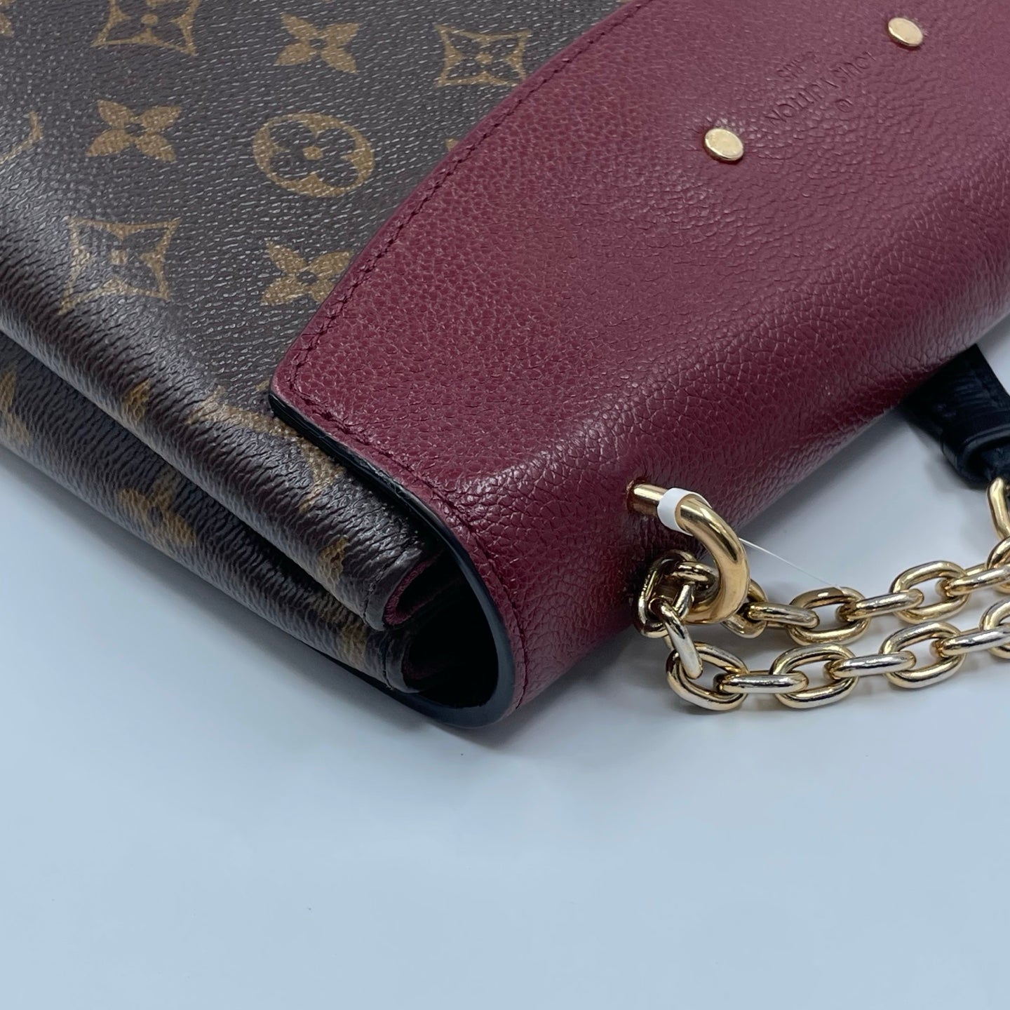 Louis Vuitton Saint Placide Monogram Handbag in Bordeaux