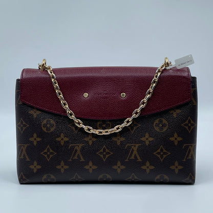 Louis Vuitton Saint Placide Monogram Handbag in Bordeaux