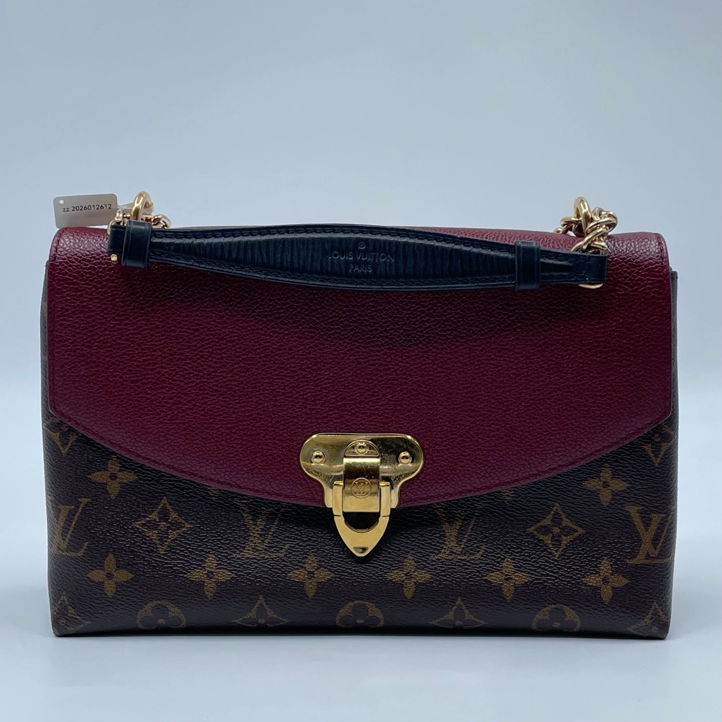 Louis Vuitton Saint Placide Monogram Handbag in Bordeaux