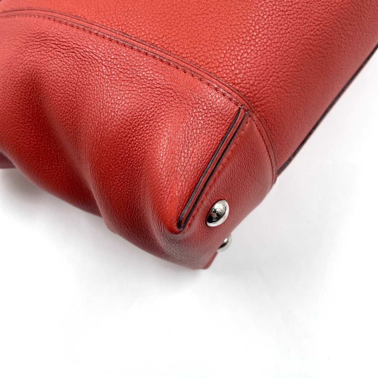 Louis Vuitton Parnassea Lockit PM in Burnt Orange with Python Trim