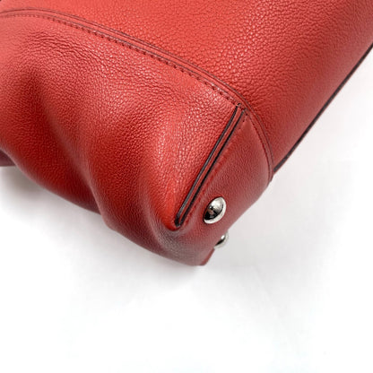 Louis Vuitton Parnassea Lockit PM in Burnt Orange with Python Trim