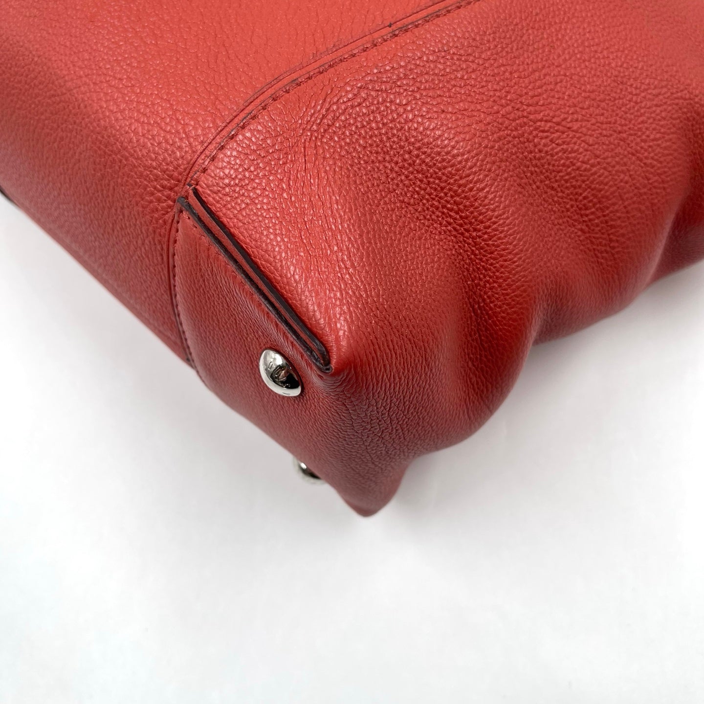 Louis Vuitton Parnassea Lockit PM in Burnt Orange with Python Trim