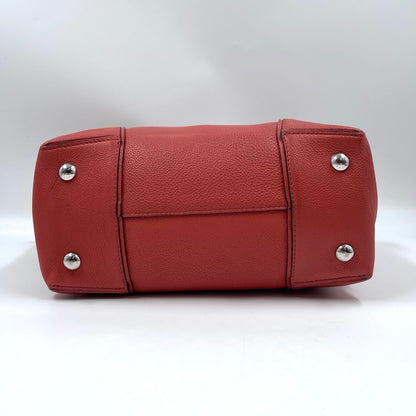 Louis Vuitton Parnassea Lockit PM in Burnt Orange with Python Trim