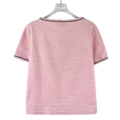 Chanel Cruise 2019 “La Pausa” Graphic Terrycloth T-Shirt