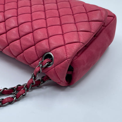 Chanel New Bubble Flap Bag in Pink Iridescent Calfskin