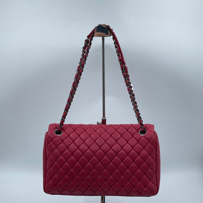 Chanel New Bubble Flap Bag in Pink Iridescent Calfskin