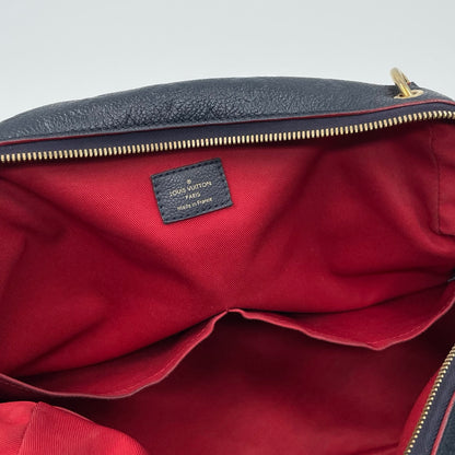 Louis Vuitton Ponthieu PM Monogram Empreinte in Marine Rouge