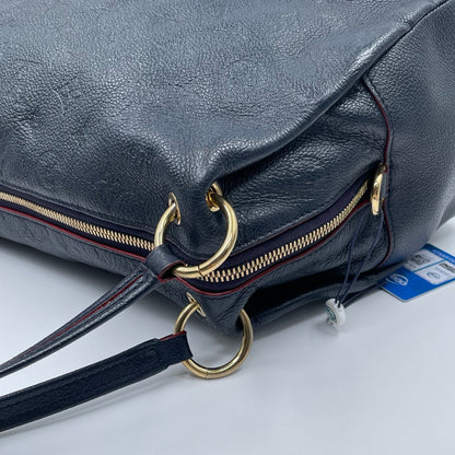 Louis Vuitton Ponthieu PM Monogram Empreinte in Marine Rouge