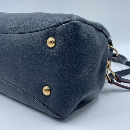 Louis Vuitton Ponthieu PM Monogram Empreinte in Marine Rouge