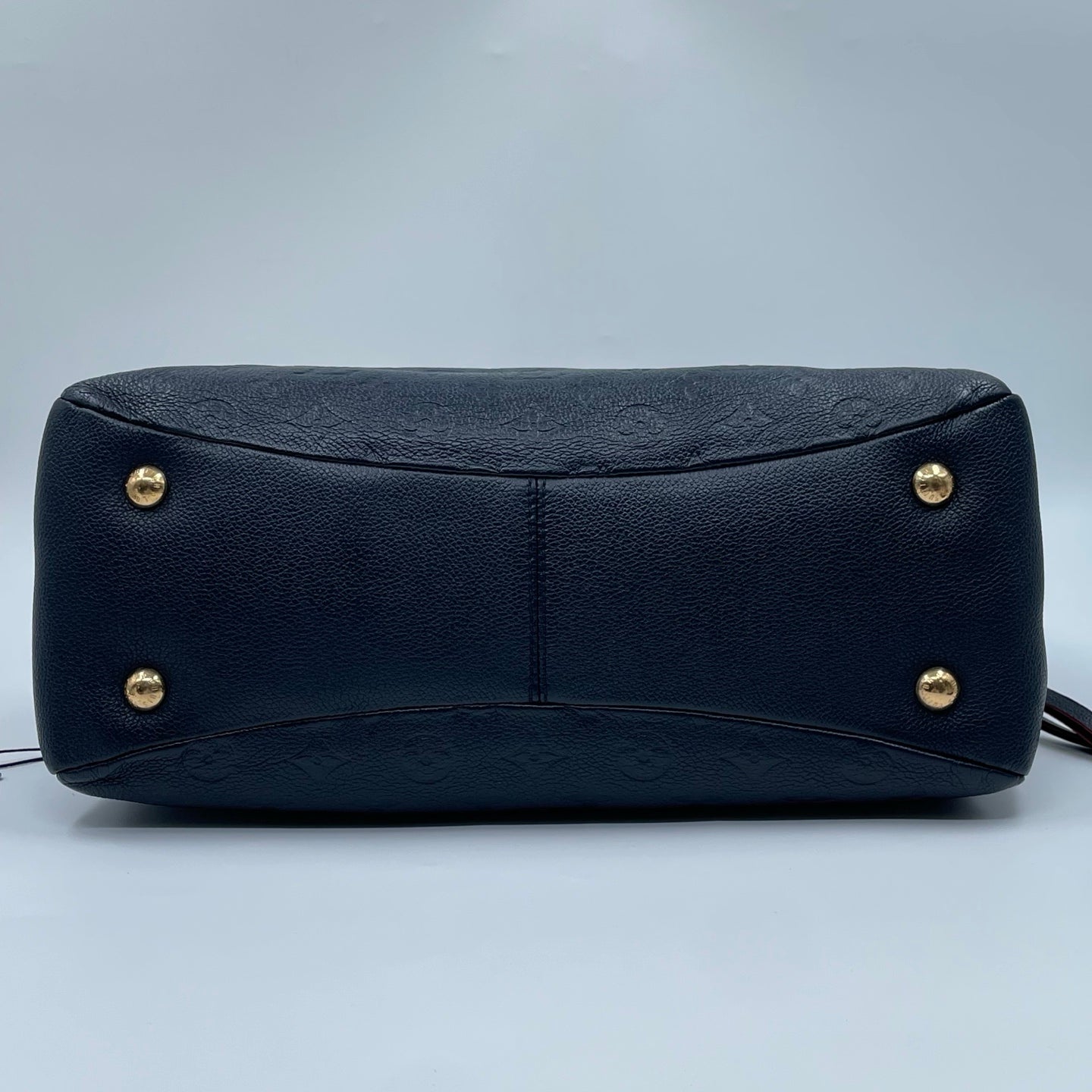 Louis Vuitton Ponthieu PM Monogram Empreinte in Marine Rouge