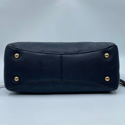 Louis Vuitton Ponthieu PM Monogram Empreinte in Marine Rouge