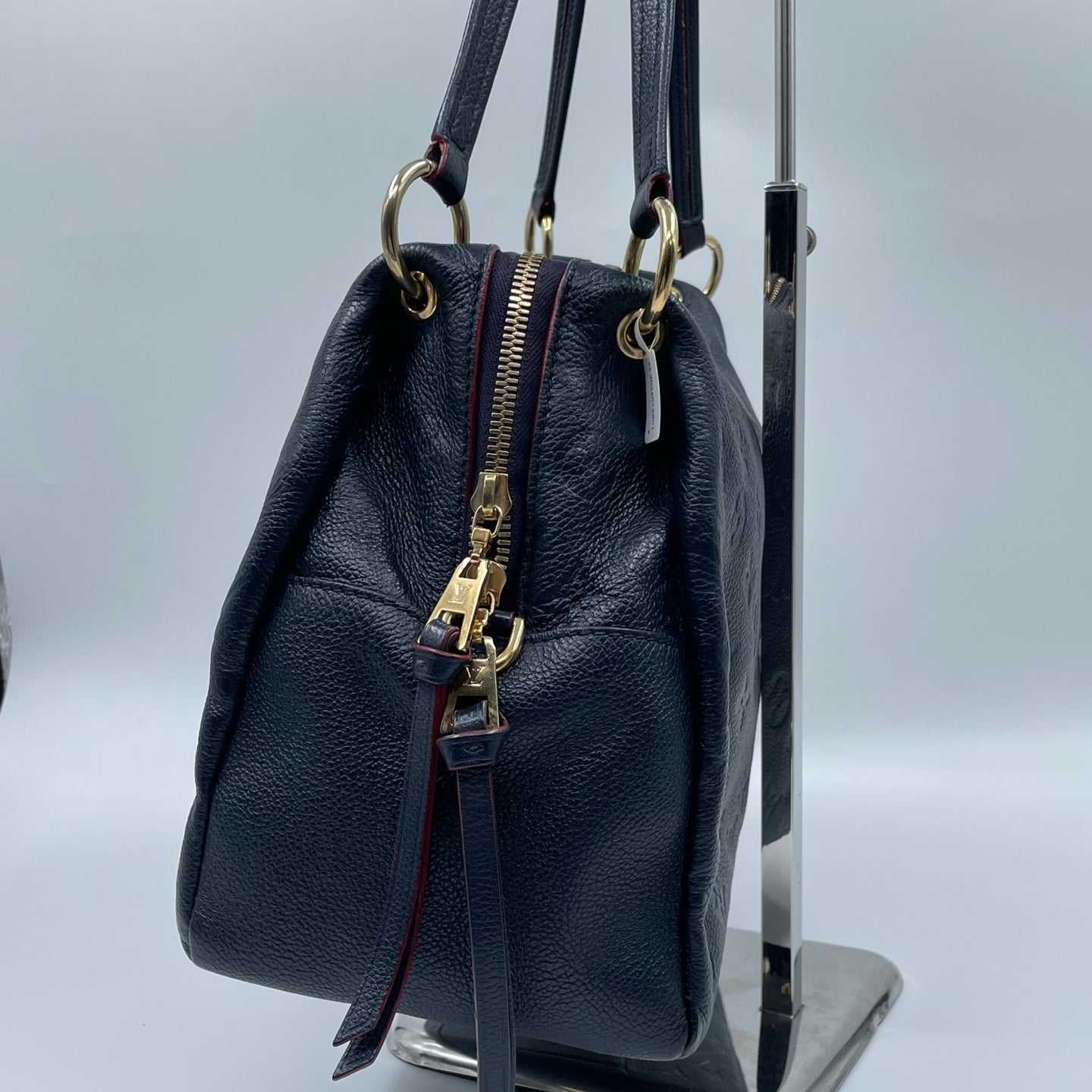 Louis Vuitton Ponthieu PM Monogram Empreinte in Marine Rouge