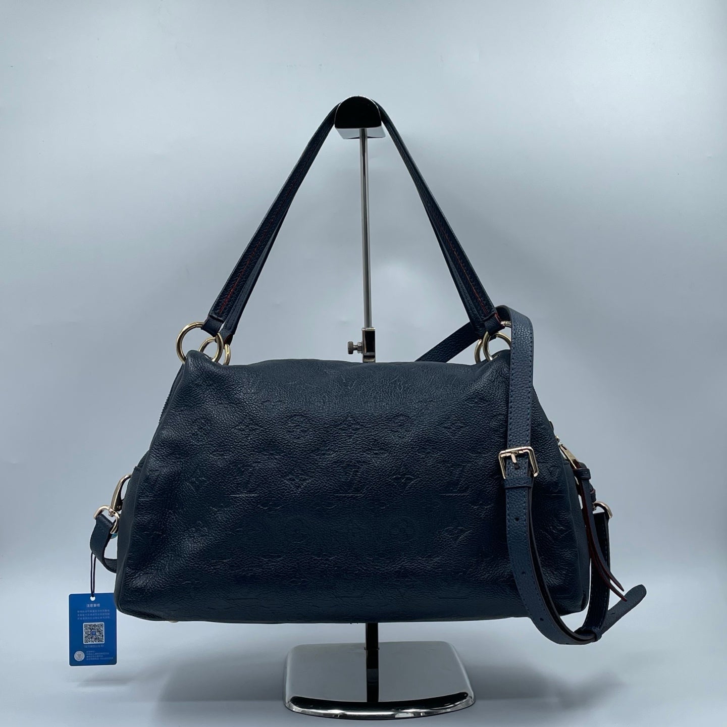 Louis Vuitton Ponthieu PM Monogram Empreinte in Marine Rouge