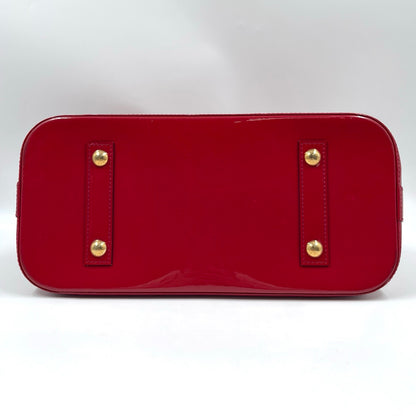 Louis Vuitton Alma PM Monogram Vernis in Pomme d’Amour