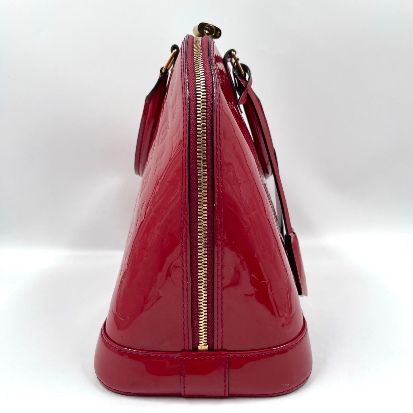 Louis Vuitton Alma PM Monogram Vernis in Pomme d’Amour