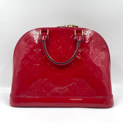 Louis Vuitton Alma PM Monogram Vernis in Pomme d’Amour