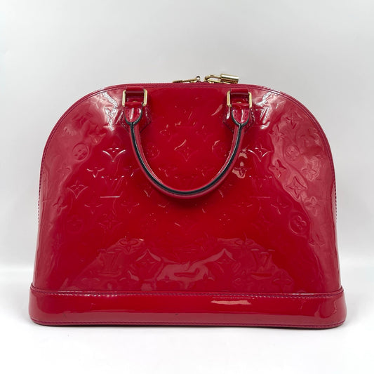 Louis Vuitton Alma PM Monogram Vernis in Pomme d’Amour