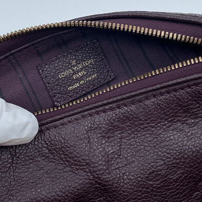 Louis Vuitton Speedy Bandoulière 25 Monogram Empreinte in Aubergine