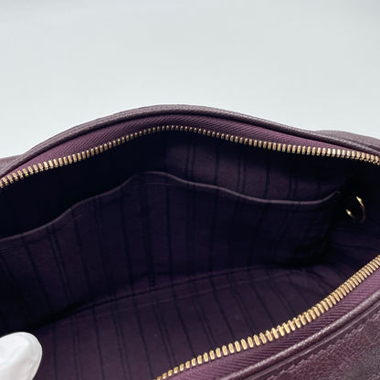 Louis Vuitton Speedy Bandoulière 25 Monogram Empreinte in Aubergine