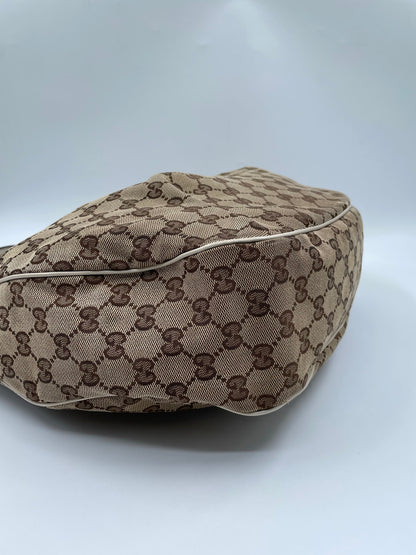 Gucci GG Canvas New Ladies Web Large Hobo