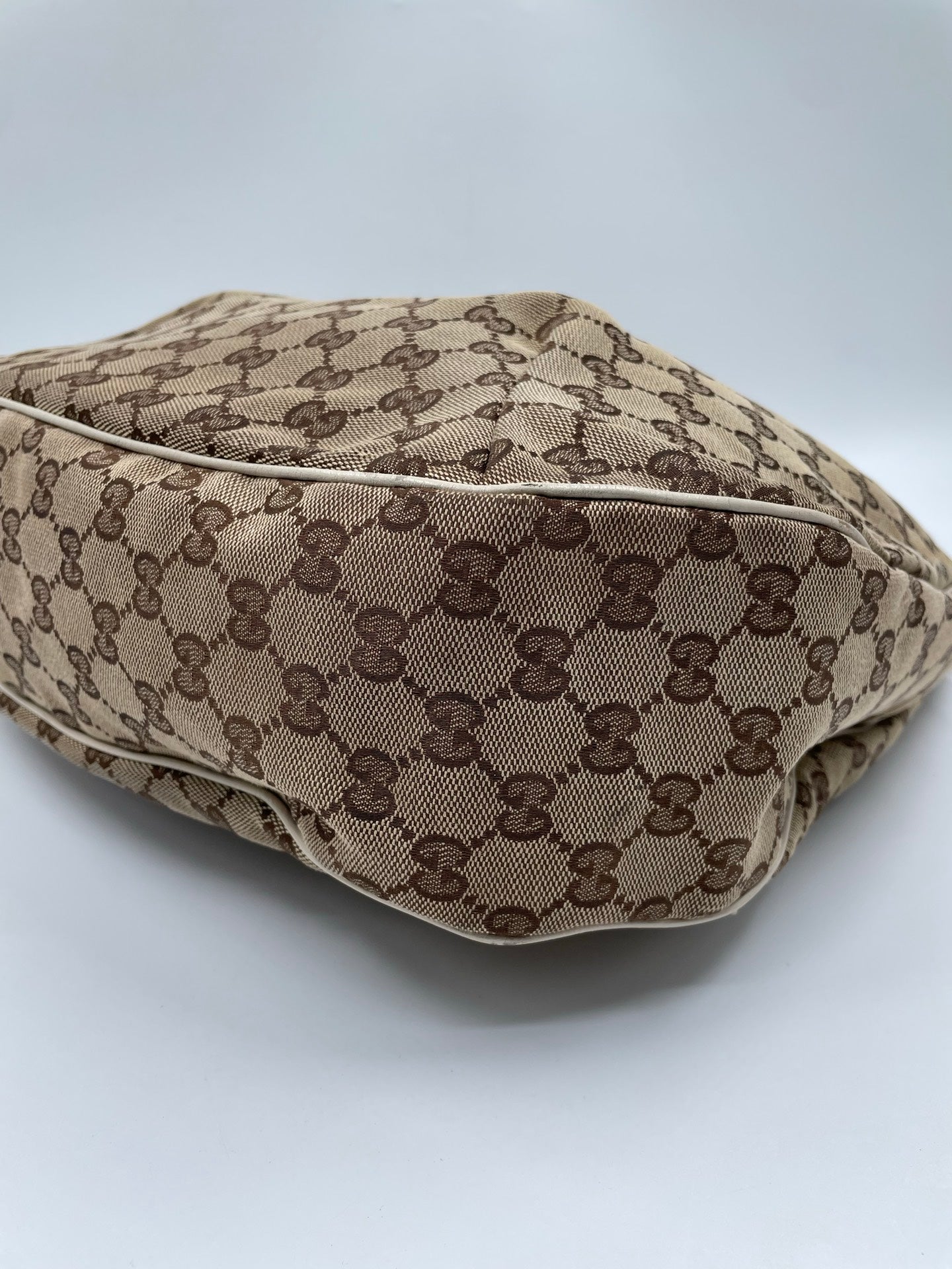 Gucci GG Canvas New Ladies Web Large Hobo