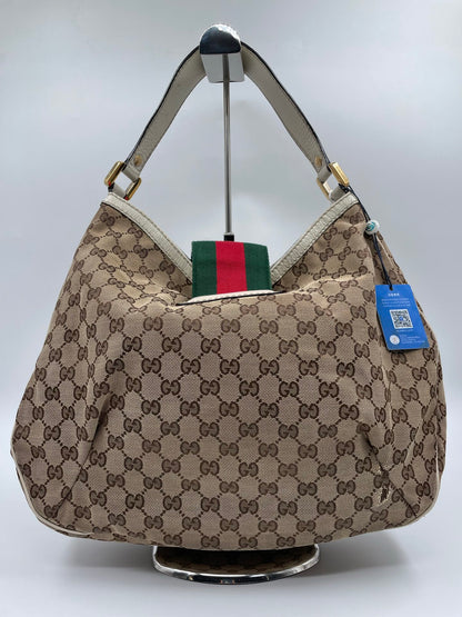 Gucci GG Canvas New Ladies Web Large Hobo