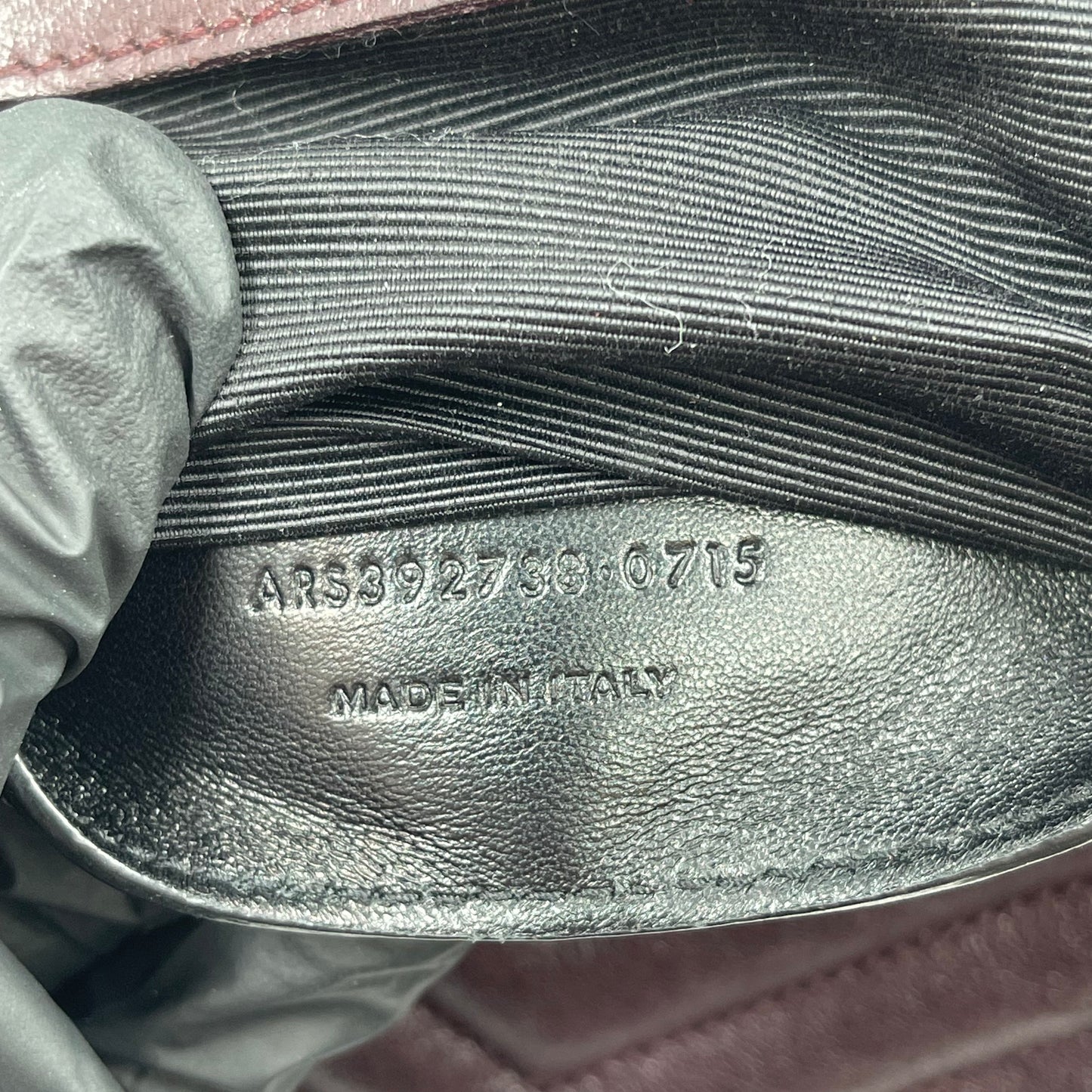 Saint Laurent Medium Collège Shoulder Bag in Bordeaux