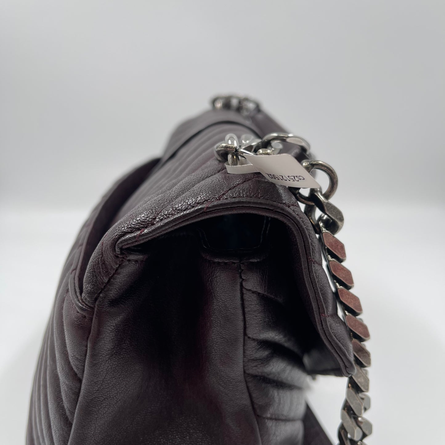 Saint Laurent Medium Collège Shoulder Bag in Bordeaux