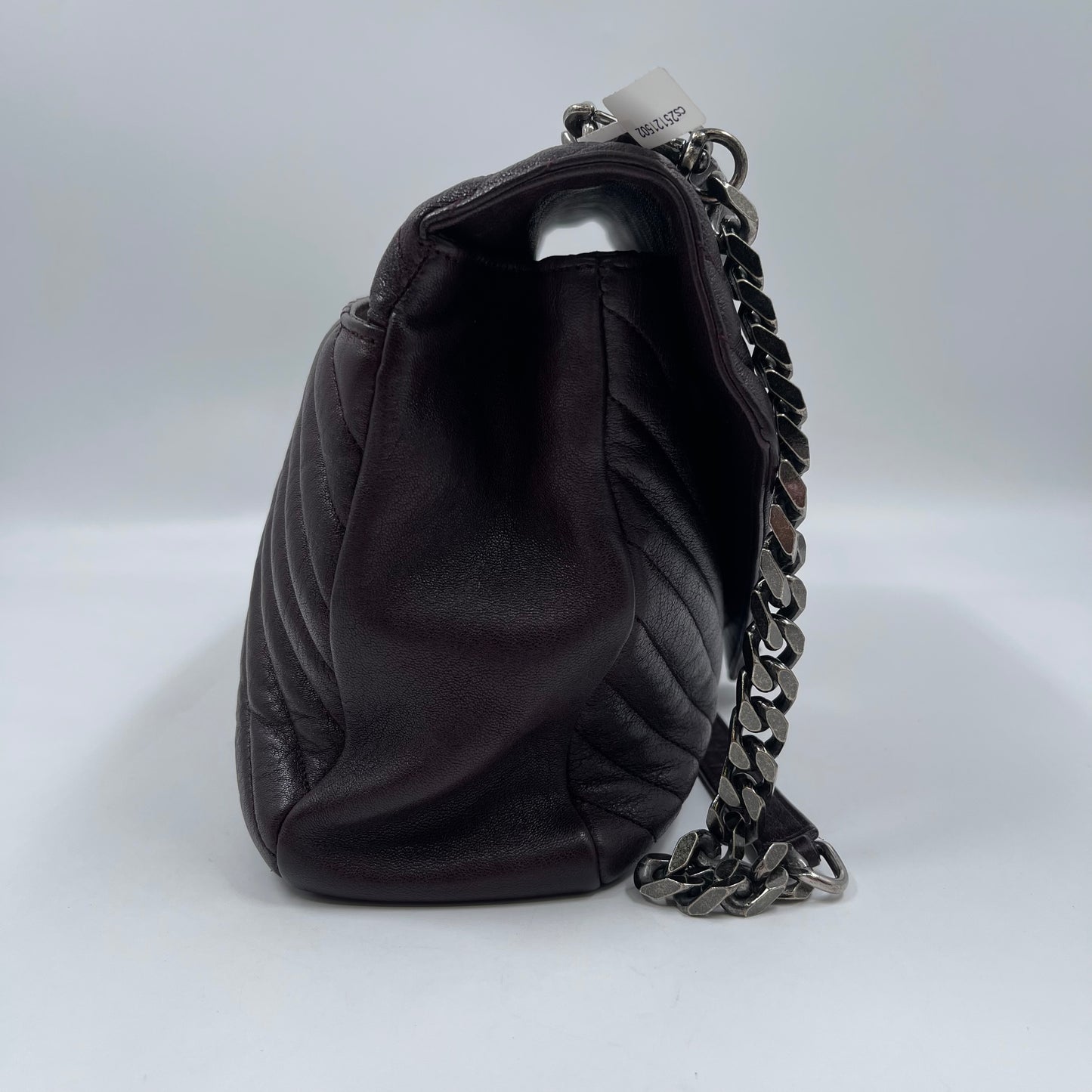 Saint Laurent Medium Collège Shoulder Bag in Bordeaux