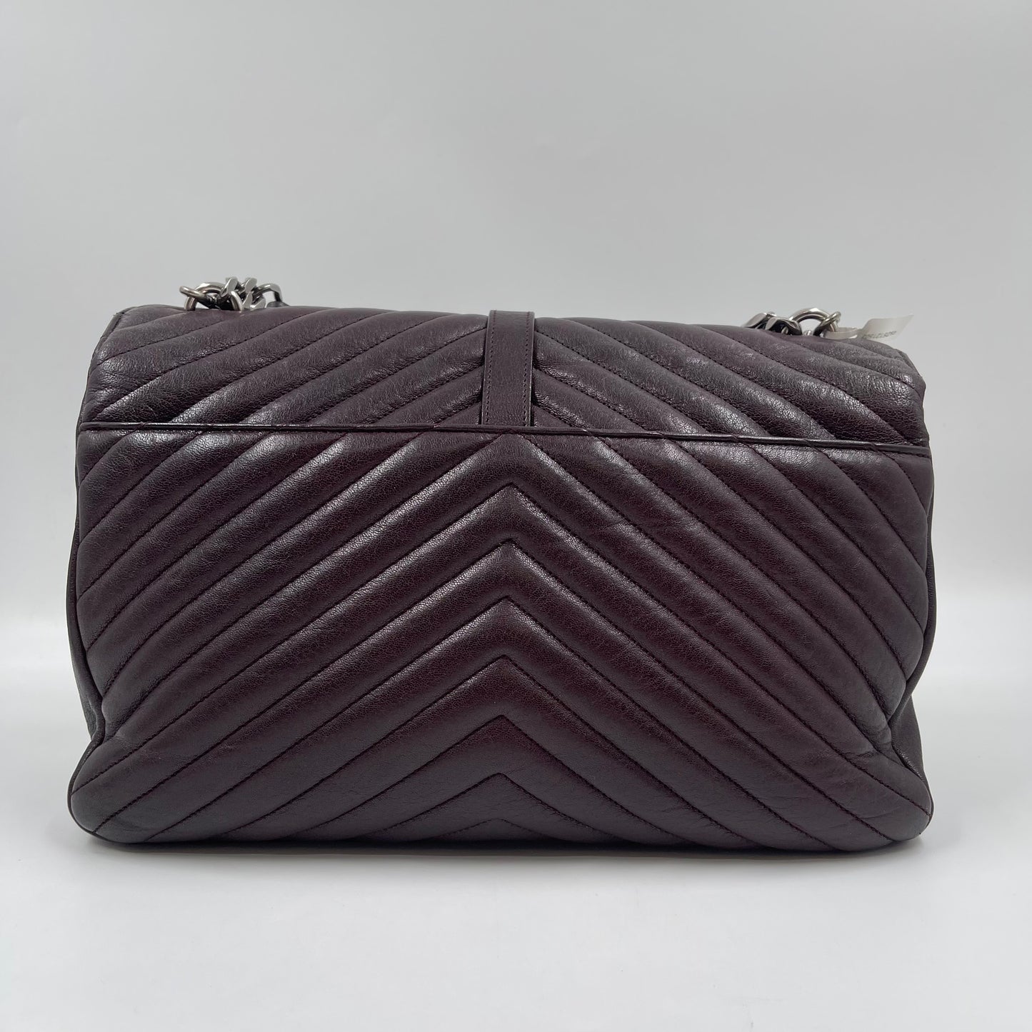 Saint Laurent Medium Collège Shoulder Bag in Bordeaux