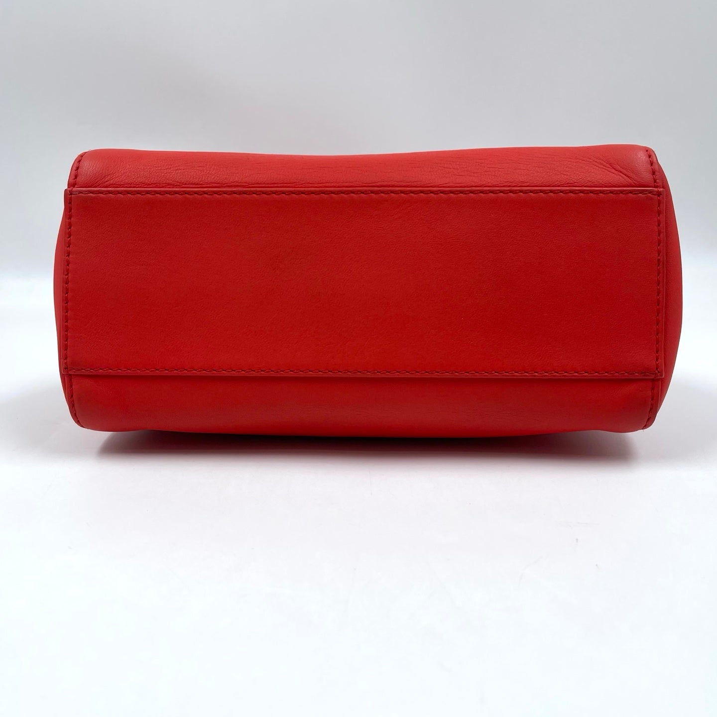 Fendi Peekaboo Iconic Mini in Flame Red Nappa Leather