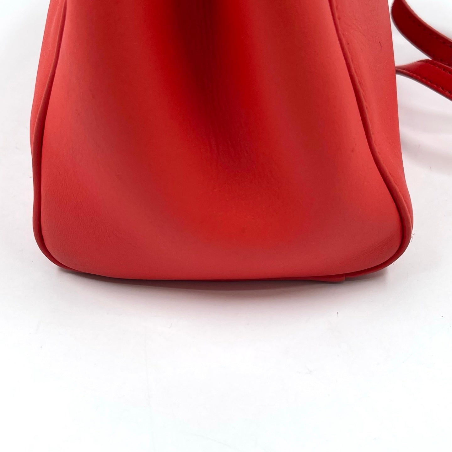 Fendi Peekaboo Iconic Mini in Flame Red Nappa Leather