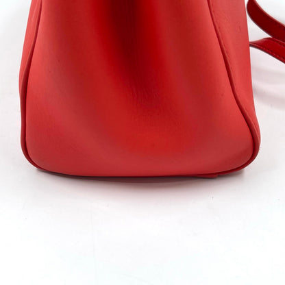 Fendi Peekaboo Iconic Mini in Flame Red Nappa Leather
