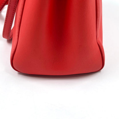 Fendi Peekaboo Iconic Mini in Flame Red Nappa Leather