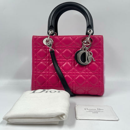 Christian Dior Medium Lady Dior Tri-Color Limited Edition
