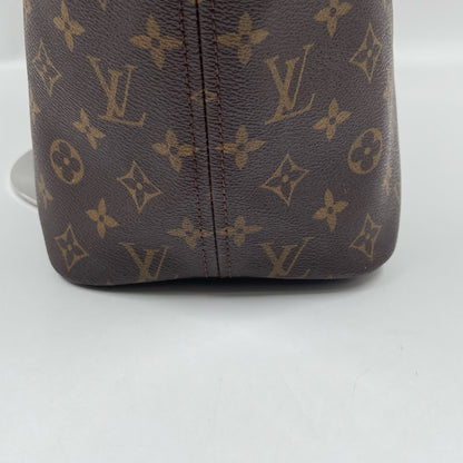 Louis Vuitton MM Neverfull Monogram Canvas Tote Bag with Beige Interior