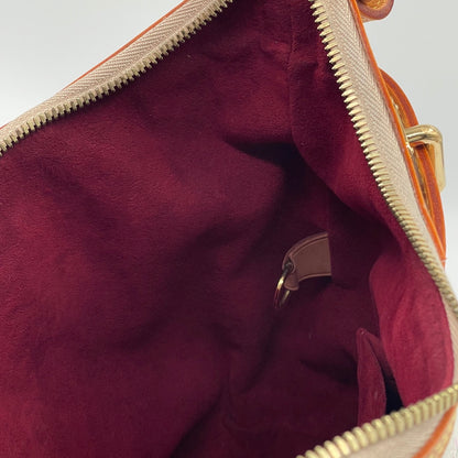 Louis Vuitton x Takashi Murakami Monogram Multicolore Greta Bag in Blanc