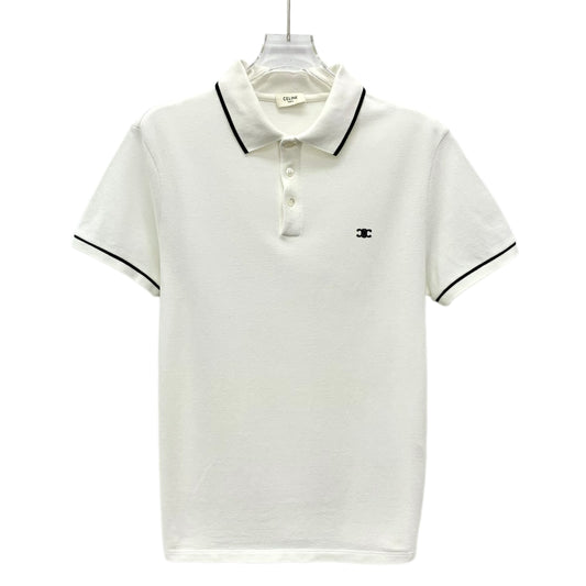 Celine Classic Polo Shirt in Cotton Piqué