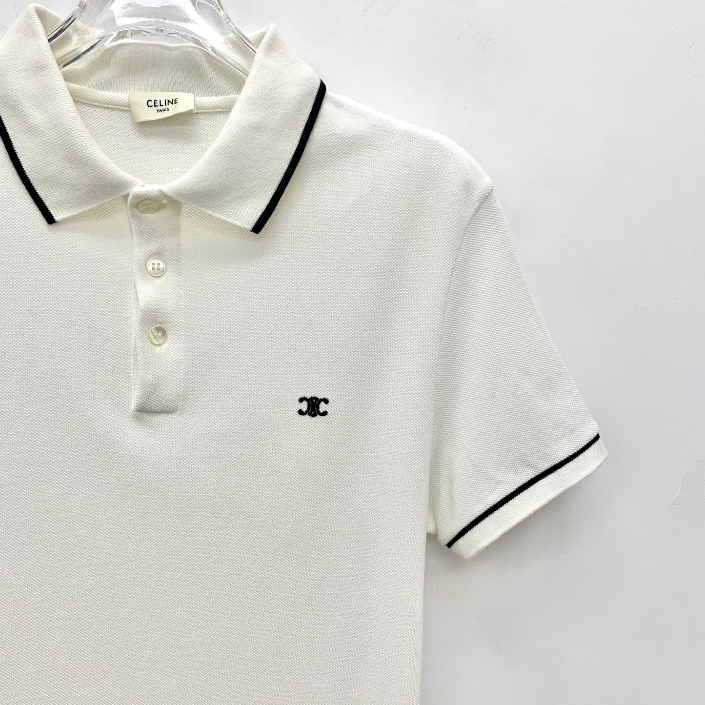 Celine Classic Polo Shirt in Cotton Piqué