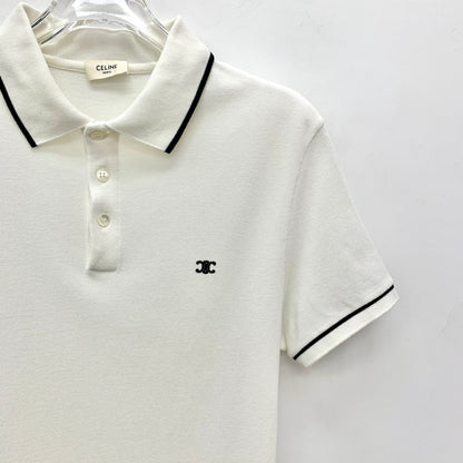 Celine Classic Polo Shirt in Cotton Piqué