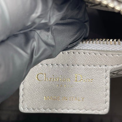 Christian Dior Lady Dior Medium Bag in Metallic Gray