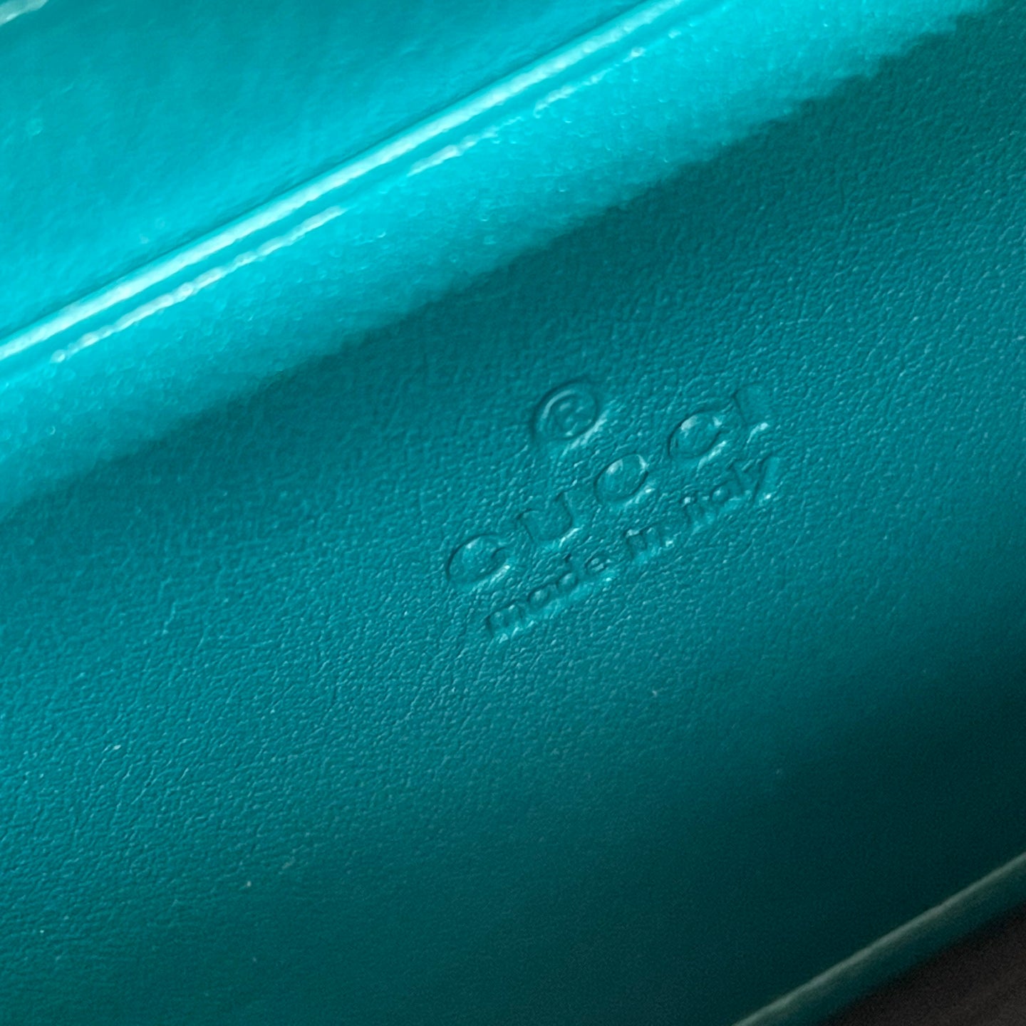 Gucci GG Marmont Mini Velvet Shoulder Bag in Pavone Cyan