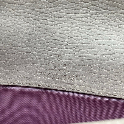 Gucci Dionysus Super Mini Shoulder Bag in Cream Leather