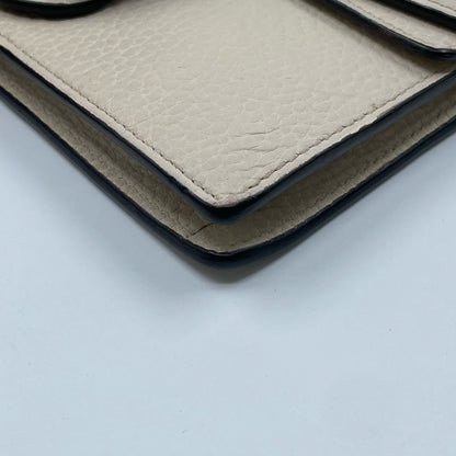 Gucci Dionysus Super Mini Shoulder Bag in Cream Leather
